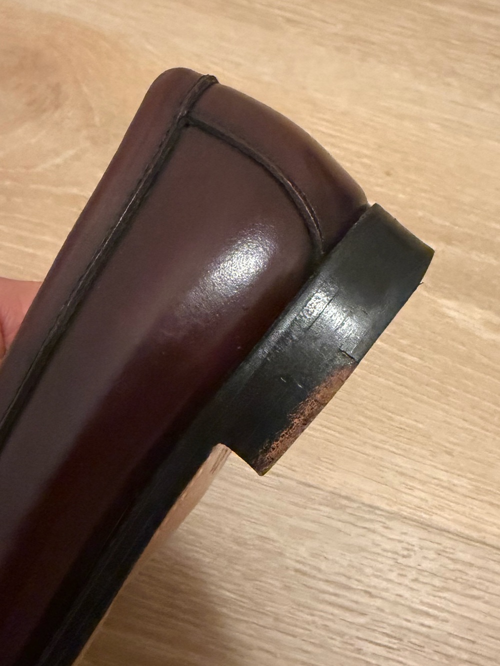 GH Bass Burgundy Loafers - Picture 7 of 8